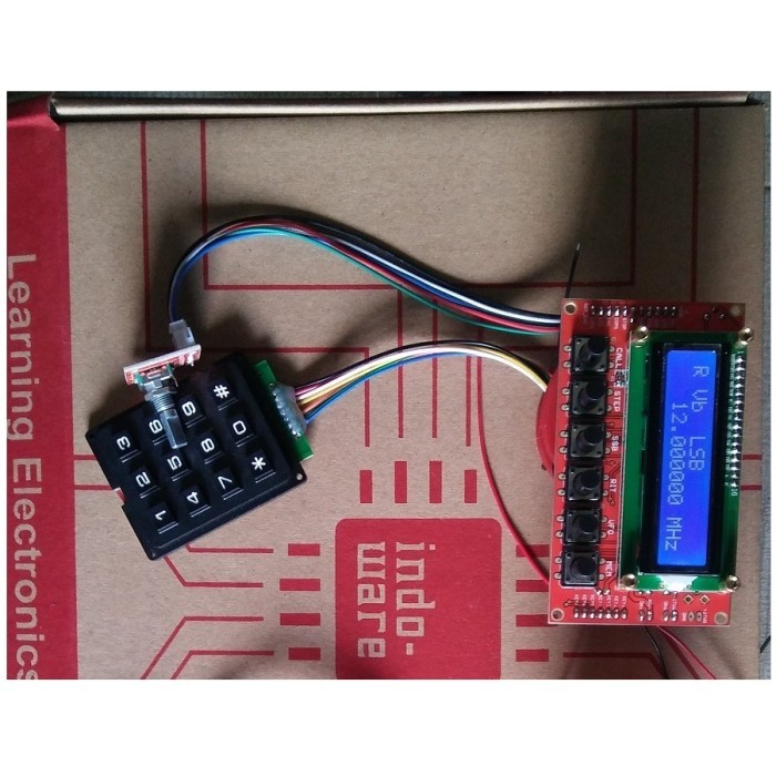 DDS Controller TANPA MODUL DDS AD985x paket rotary encouder dan keypad
