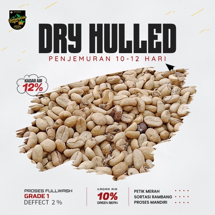 

Green Bean Arabika - Gunung Halu Coffee - Natural - 3 Kg