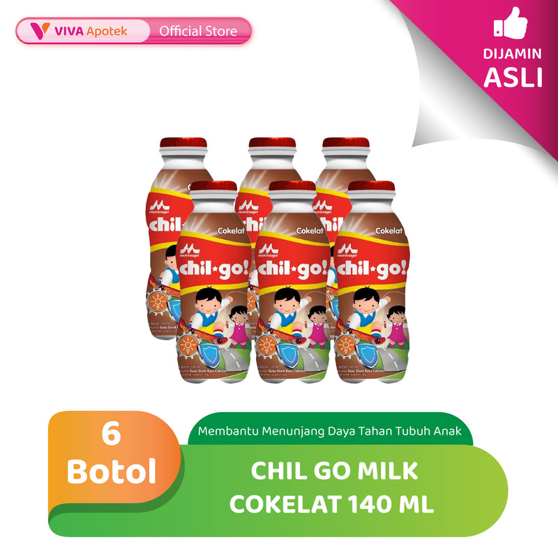 

Chil Go Milk Cokelat 140 ml Susu Pertumbuhan (Pack - 6 Botol)