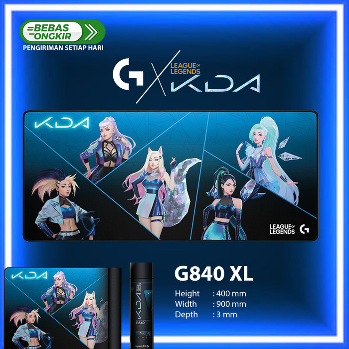 Ready Logitech KDA G840 XL - Limited Edition Gaming Mousepad