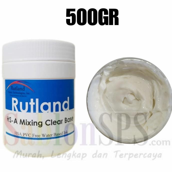 

TINTA SABLON RUTLAND SEMI PLASTISOL WATER BASED CLEAR BASE 500GR H32T