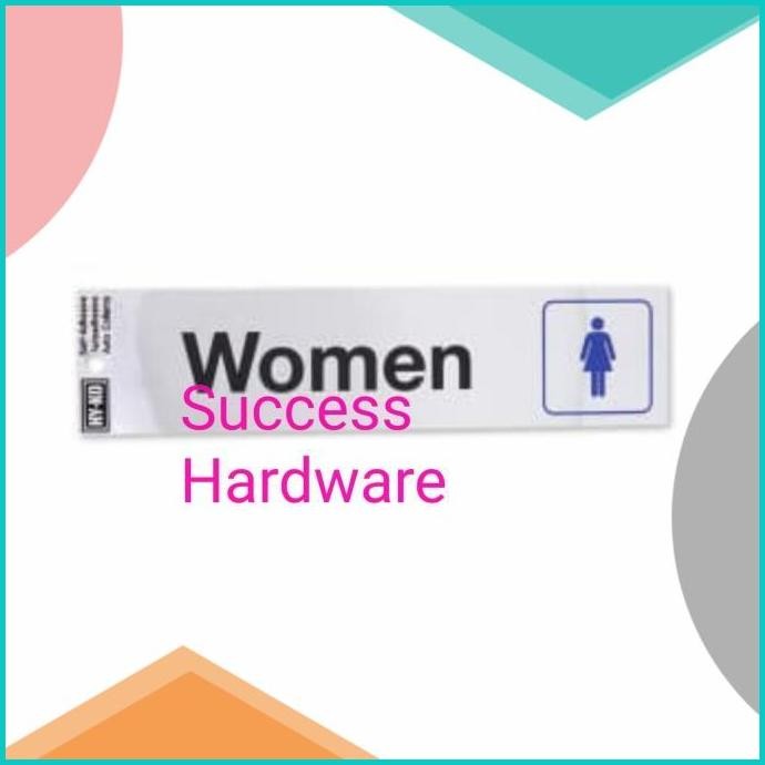 

HY KO STIKER TOILET WOMEN MEN SIGN LABEL ANODIZED STICKER 140BZ4 tool