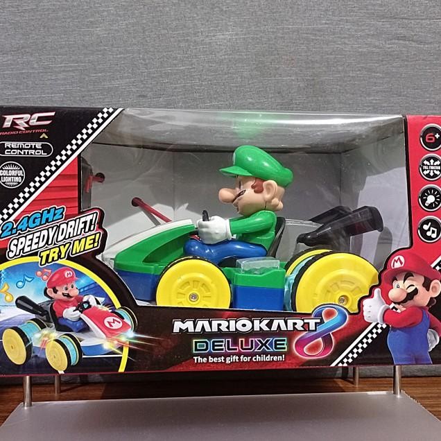 Mainan Mobil Remote Control / Rc Mario Kart Deluxe Car Toy
