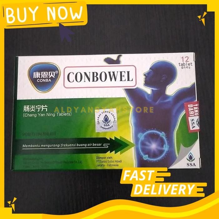 

ALDYANSYAH STORE CONBOWEL CHANG YAN NING TABLETS 12 TABLET - HERBAL PEREDA DIARE KUALITAS PRODUK TERBAIK!