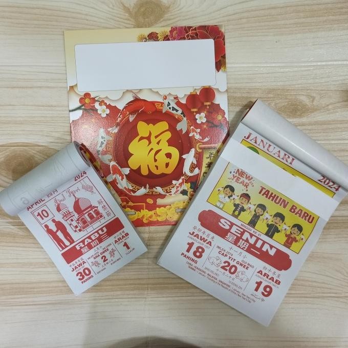 

Kalender Harian Sobek 2024 Besar Dan Kecil 1 Set Dengan Tatakan Kualitas Premium