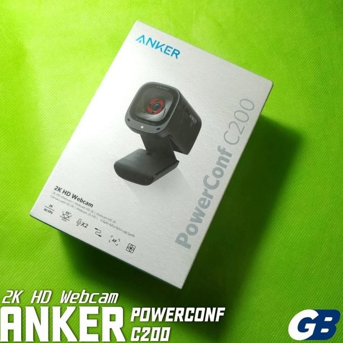 Ready Anker A3369 Powerconf C200 2K Ai Stereo Mics Webcam Untuk Pc / Laptop Premium