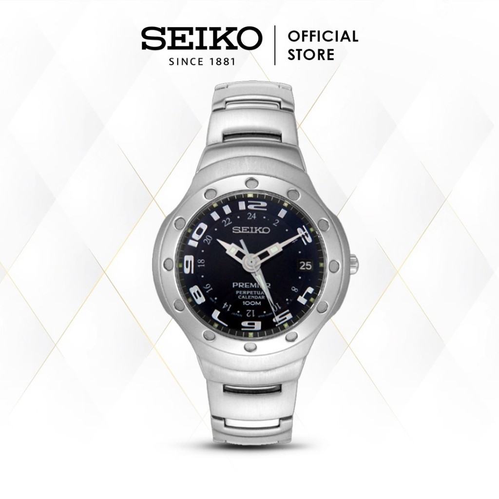 Jam Tangan Pria Seiko Premier Classic SLT067 Perpetual Calendar Ori