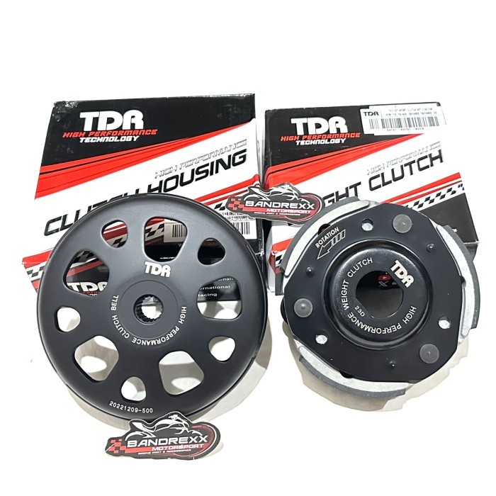 Paket Kampas Ganda TDR+Mangkok Ganda TDR V.24 For PCX 160-ADV 160
