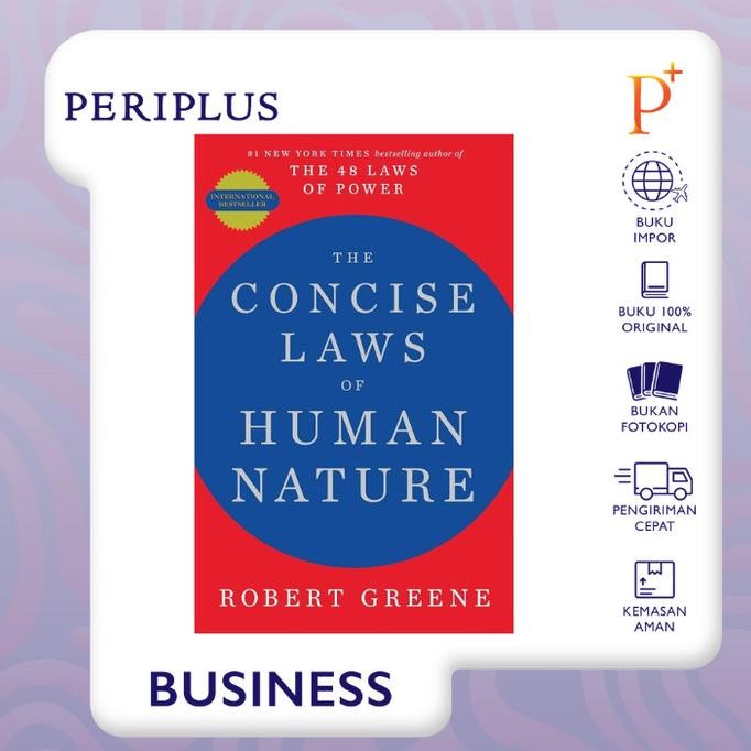 Terlaris The Concise Laws of Human Nature - 9781788161565 SALE