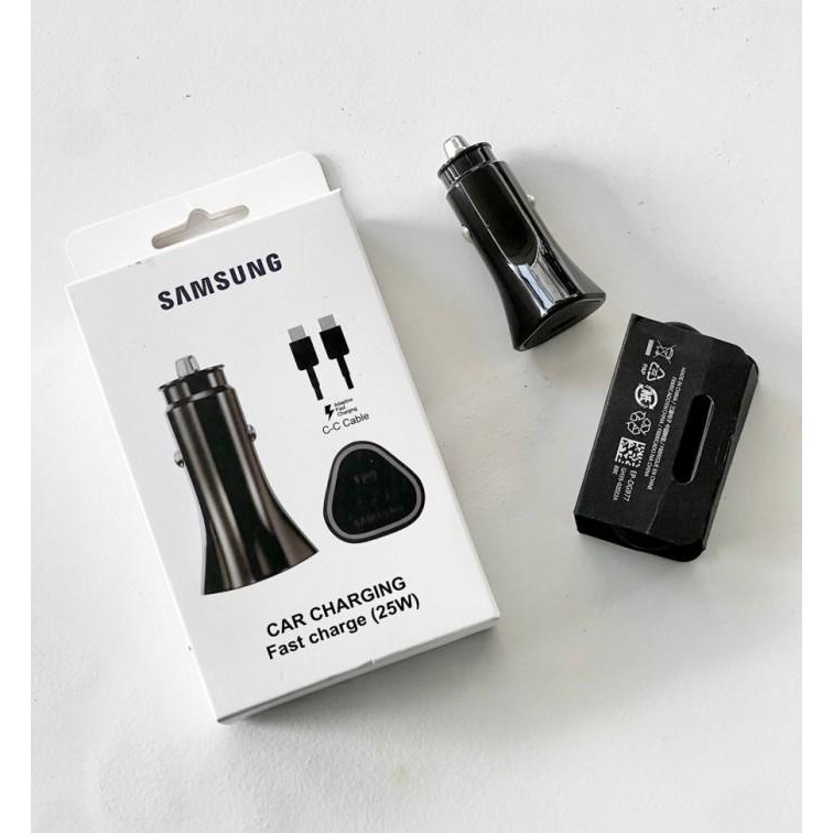 Original Samsung Car Charger Type C 25W 3A Super Fast Charging Adaptor