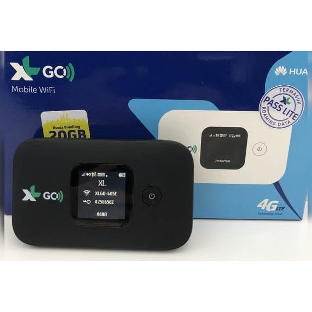 TERBARU Modem XL Go IZI Mifi Router Wifi 4G Huawei E5577 MAX 3000mAh Free XL -