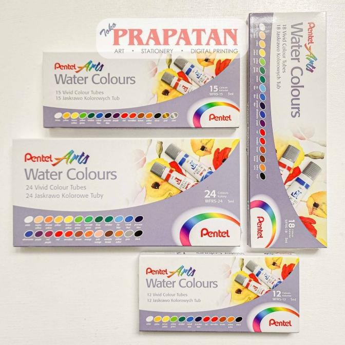 

Pentel Watercolor / Cat Air Pentel 18 Warna Original Dan Terpercaya