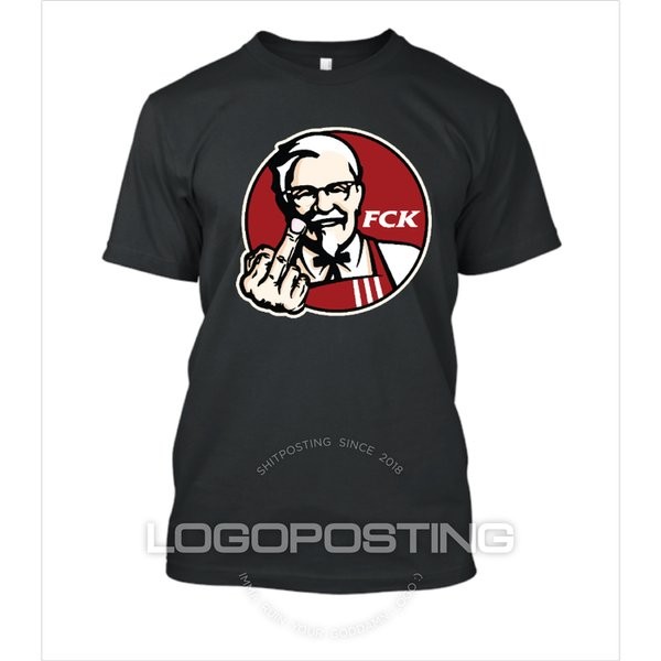 Kaos Baju Obral Combed 30S Distro KFC FCK KENTUCKY FUCK polos custom *