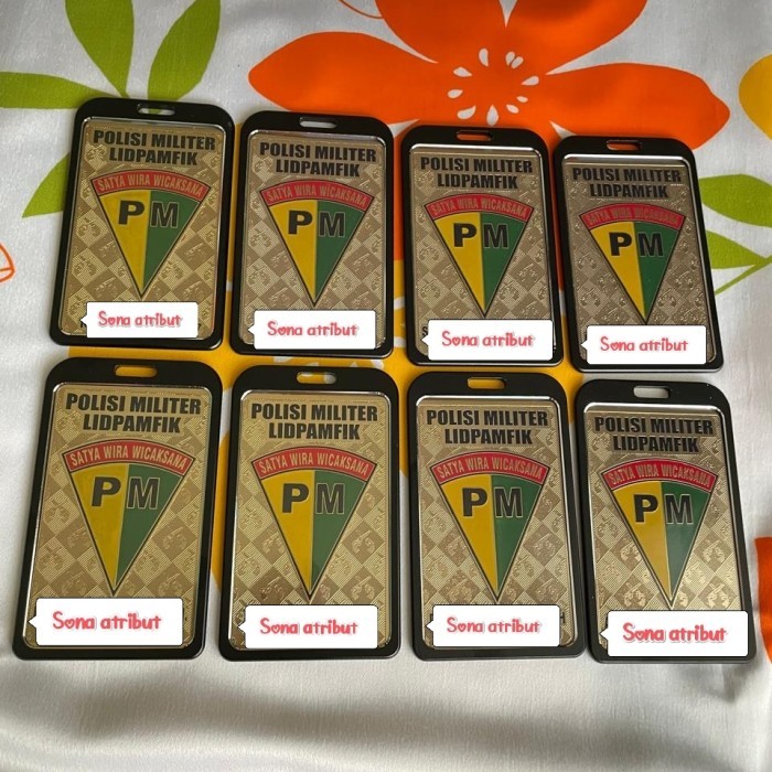 

lencana id card polisi militer ( PM )