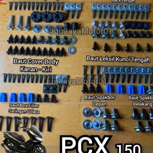 Baut Full Set Body Honda Pcx 150 | Baut Lengkap Body Pcx 150