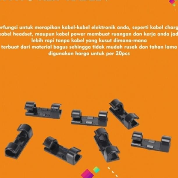 

Scuvo Cable Clipper - Scuvo Klip Kabel Isi 40 Pcs