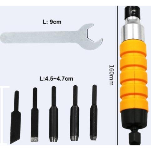 Alat Ukir Pahat Kayu Bor Elektrik Set Electric Wood Carving Tool [terbaik]