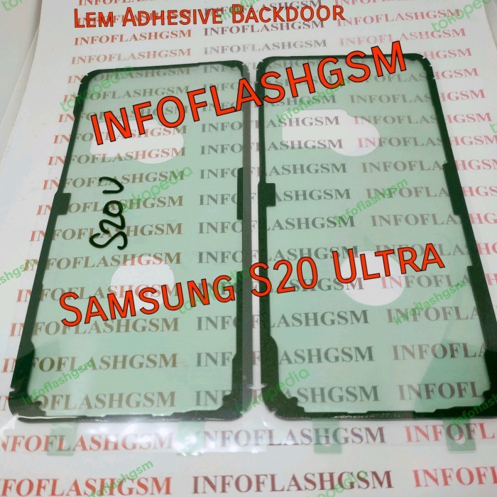 LEM BACKDOOR ADHESIVE STIKER SAMSUNG GALAXY S20 ULTRA