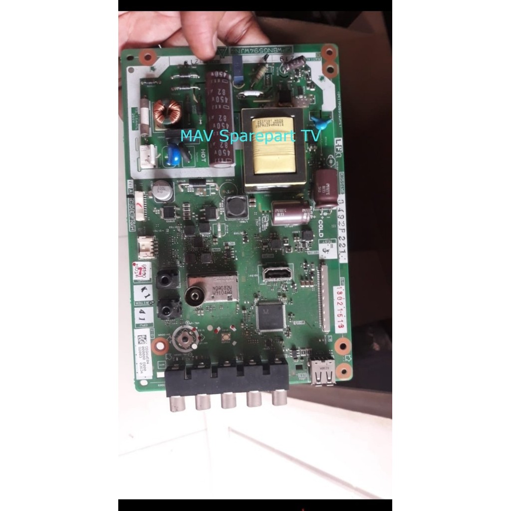 MB - MAINBOARD - MOTHERBOARD - MESIN TV SHARP LC 24LE1751 - LC24LE175I
