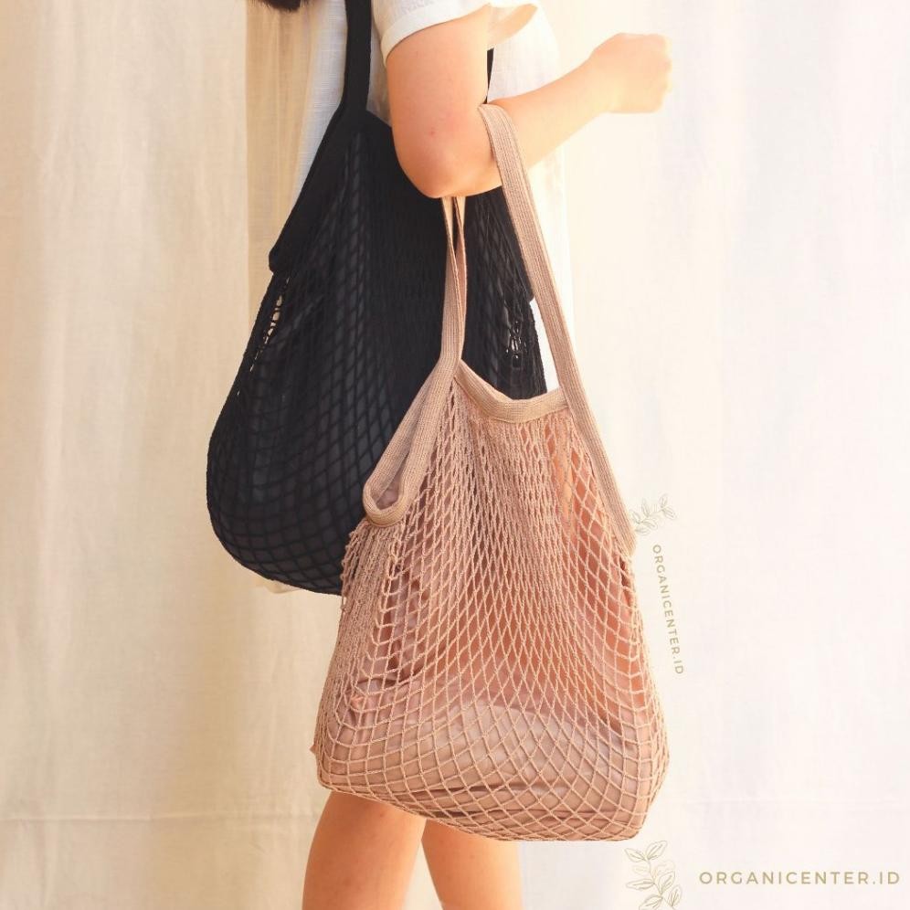 Best Seller Tas Jaring Premium Dengan Lapisan Dalam Summer Bag With Inner Dua Lapis Tas Jalan Wanita