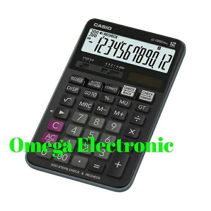 

Casio Calculator JJ 120D Plus - Check & Correct Kalkulator Desktop LTF