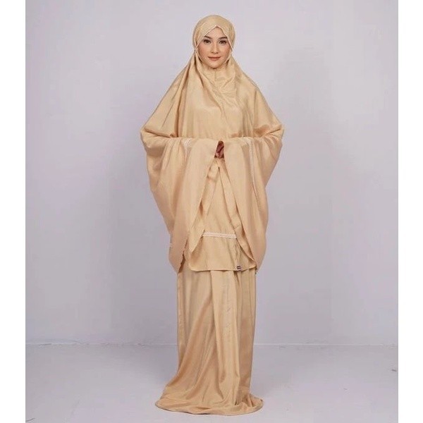 Mukena Dewasa Jumbo Bahan Adem Elzatta Mukena S Safiyya