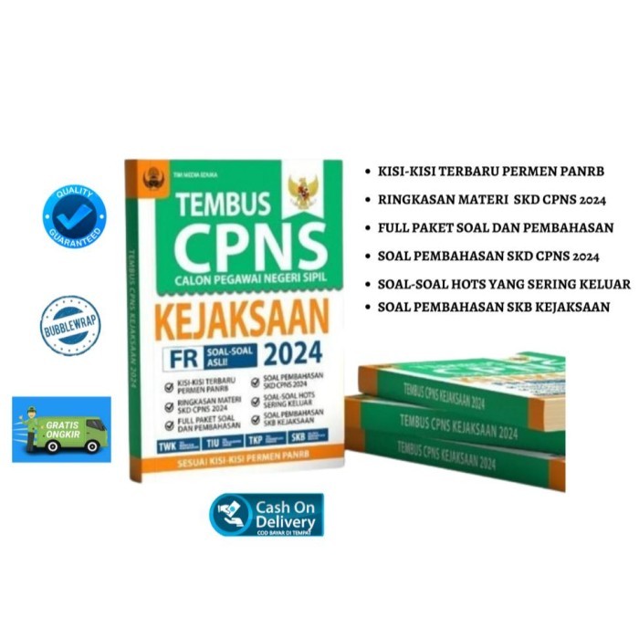 Termurah  Buku Tembus Cpns Kejaksaan 2024 - Twk-Tiu-Tkp-Skb