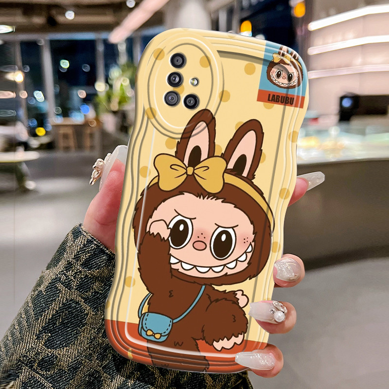 Casing Hp Untuk Samsung Galaxy A51 M40s Case Casing penarik Softcase HP Kesing gelombang transparan 