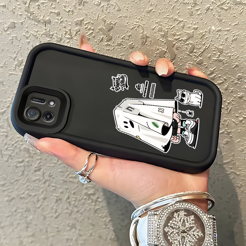 Casing Hp OPPO A16K OPPO A16E Case Casing HP Kesing Robot penutup pelindung silikon cangkang canggih