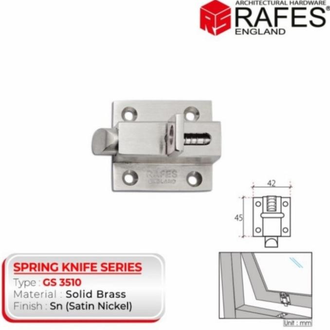 

Murah | Promo Spring Knife Rafes Solid Brass Gs 3510