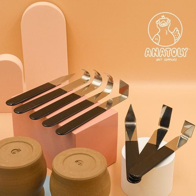 

Murah | Promo Advanced Trimming Tools 8 In 1 Set For Clay Pottery A