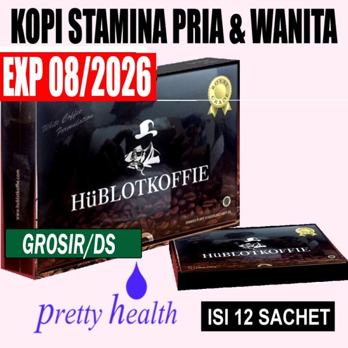 

Hublot- Coffee - Kopi Hublot- Isi 12 Sachet Asli