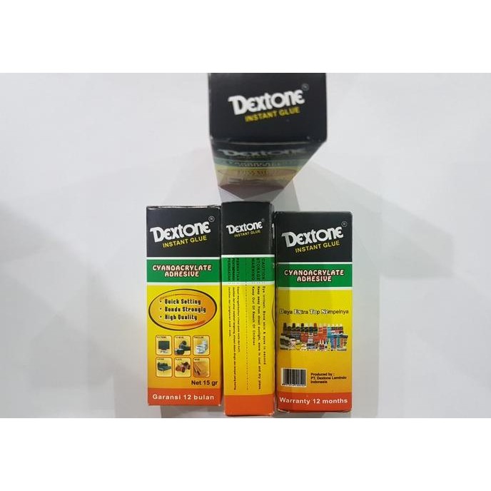 

TERMURAH - Lem Tetes Dextone / Lem Korea / Lem Tetes Instant Per Box Isi 50pcs