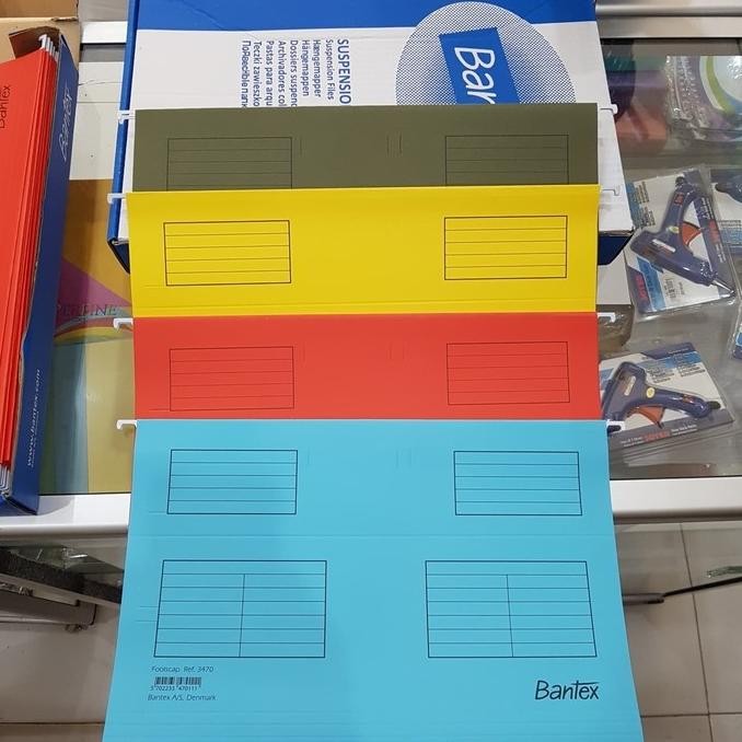 

TERBARU - Bantex Suspension file (Hang map) Folio harga 1 dus isi 25 pcs