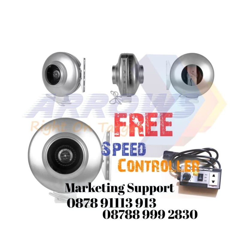 newstok Blower 6.5 inch Booster Fan Inline Fan Duct Inline Exhaust Fan inline