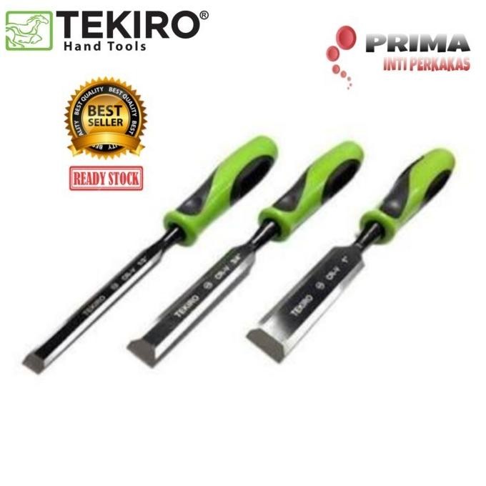 

Wood Chisel Set 3Pcs Tekiro Japan - Tatah Pahat Kayu Pisau Ukir Proses Cepat