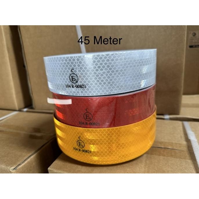 

Sticker Reflective 45 meter Scotlight Reflector Uji kir Dishub