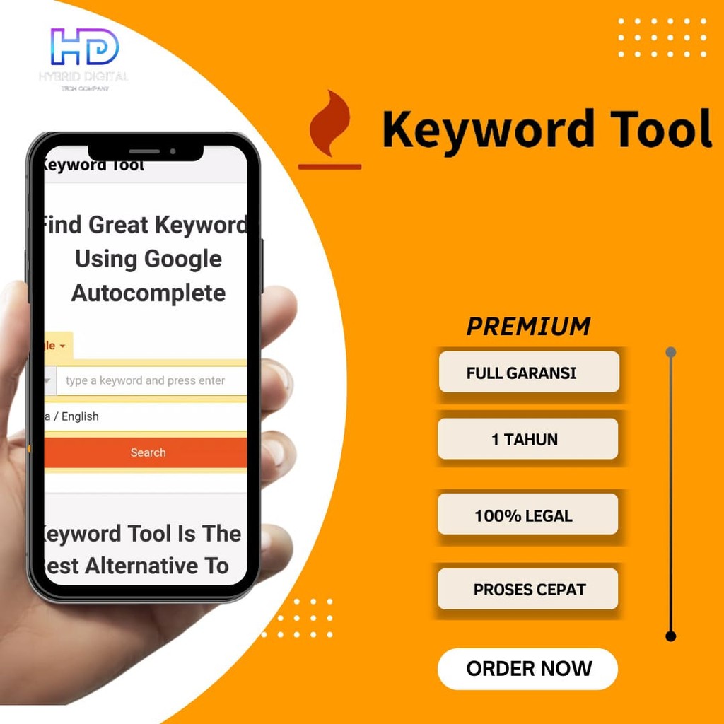 Akun Keywordtool.io Premium 1 Tahun Garansi Full