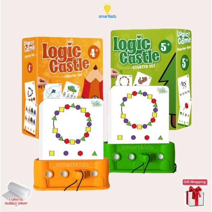 

Baru - Mainan Logic Castle Puzzle Kecerdasan Logika Berhitung Edukasi Anak