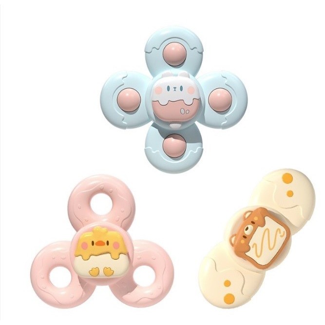 

Baru - Spinning Spinner Fidget Toys Gyro Rattle Mainan Edukasi Anak Motorik