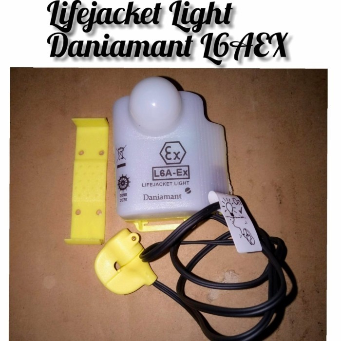 

Beli - Original Lifejacket Light Daniamant L6Aex / Lampu Lifejacket Daniamant