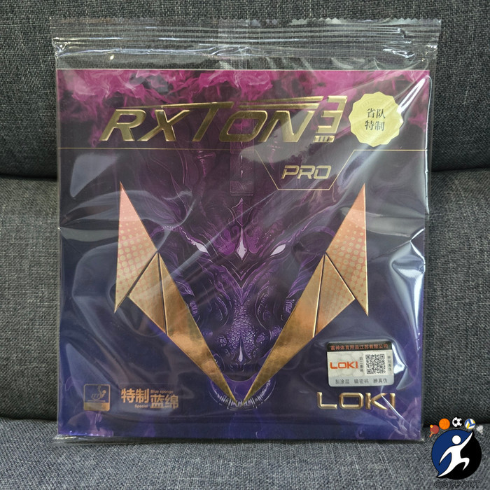 Karet Pingpong Loki Rxton 3 Pro Blue Sponge