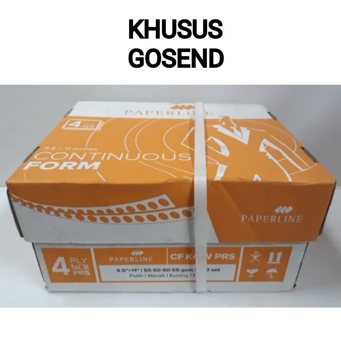 

Beli - Continuos Form Sidu 4Ply Prs 9,5X11:2/Kertas Komputer Paperline Bagi2