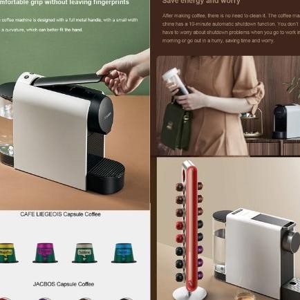 Scishare Mesin Kopi Espresso Coffee Maker For Nespresso Capsule