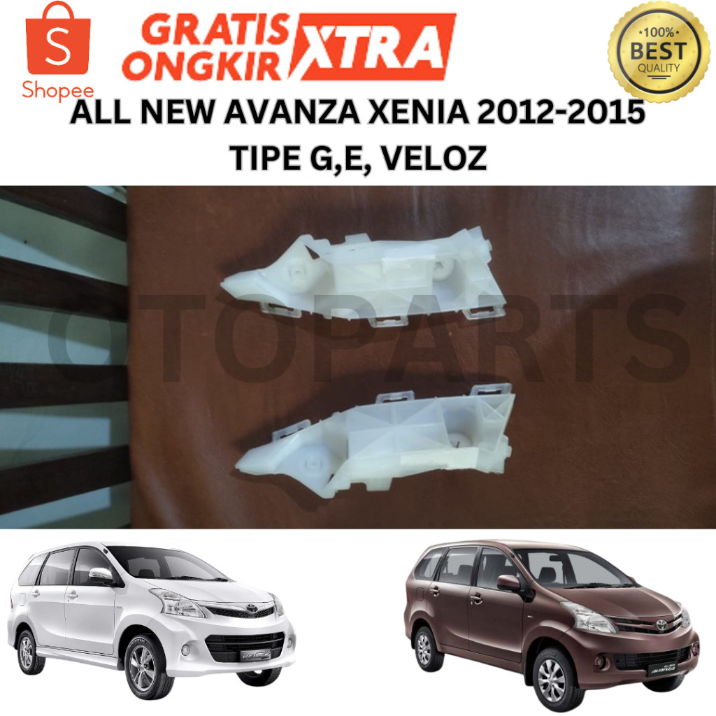 (PACKING EXTRA)  BRACKET BREKET KANCINGAN KLIP BUMPER BEMPER DEPAN ALL NEW AVANZA XENIA G E VELOZ 20