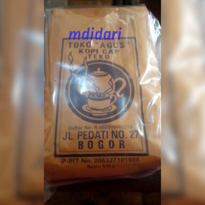 

Kopi Hitam Bubuk Kopi Cap Teko 500Gr Kopi Lokal