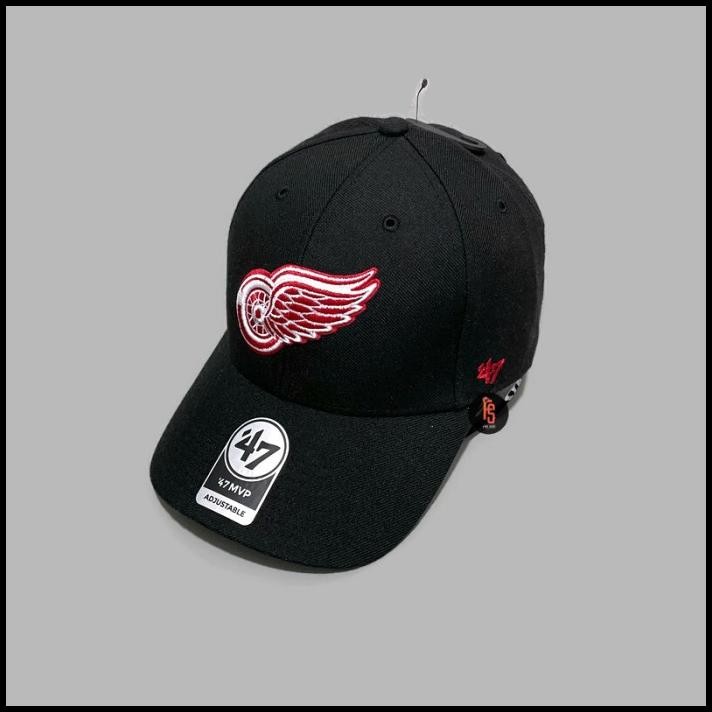 Topi Original 47 Mvp Detroit Red Wings Black