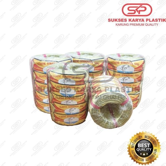 

TALI STRAPPING BAND KUNING/ KLAM 1 PACK LEBAR 15 MM (5 ROLL) MEREK