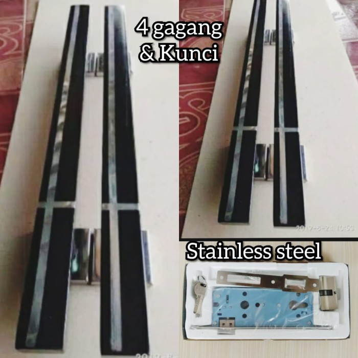 anyar ya@1 fullset 60cm / TARIKAN PINTU handle Gagang 2 pintu rumah kupu kupu
