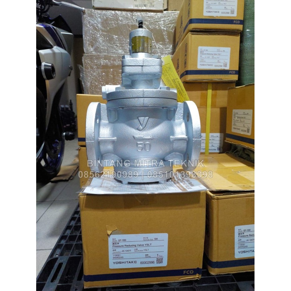 newgan PRESSURE REDUCING VALVE YOSHITAKE GP-1000 PRV GP-1000 50A 2"